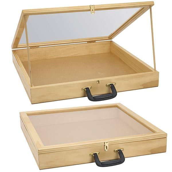 Jewelry Display Case Countertop Clear View Top Retail Merchandise 24″ x 36″ x 4″