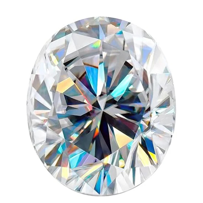 1-10pcs Oval Cut Hot Sale D Color VVS1 GRA 0.1-5ct for DIY Jewelry Making