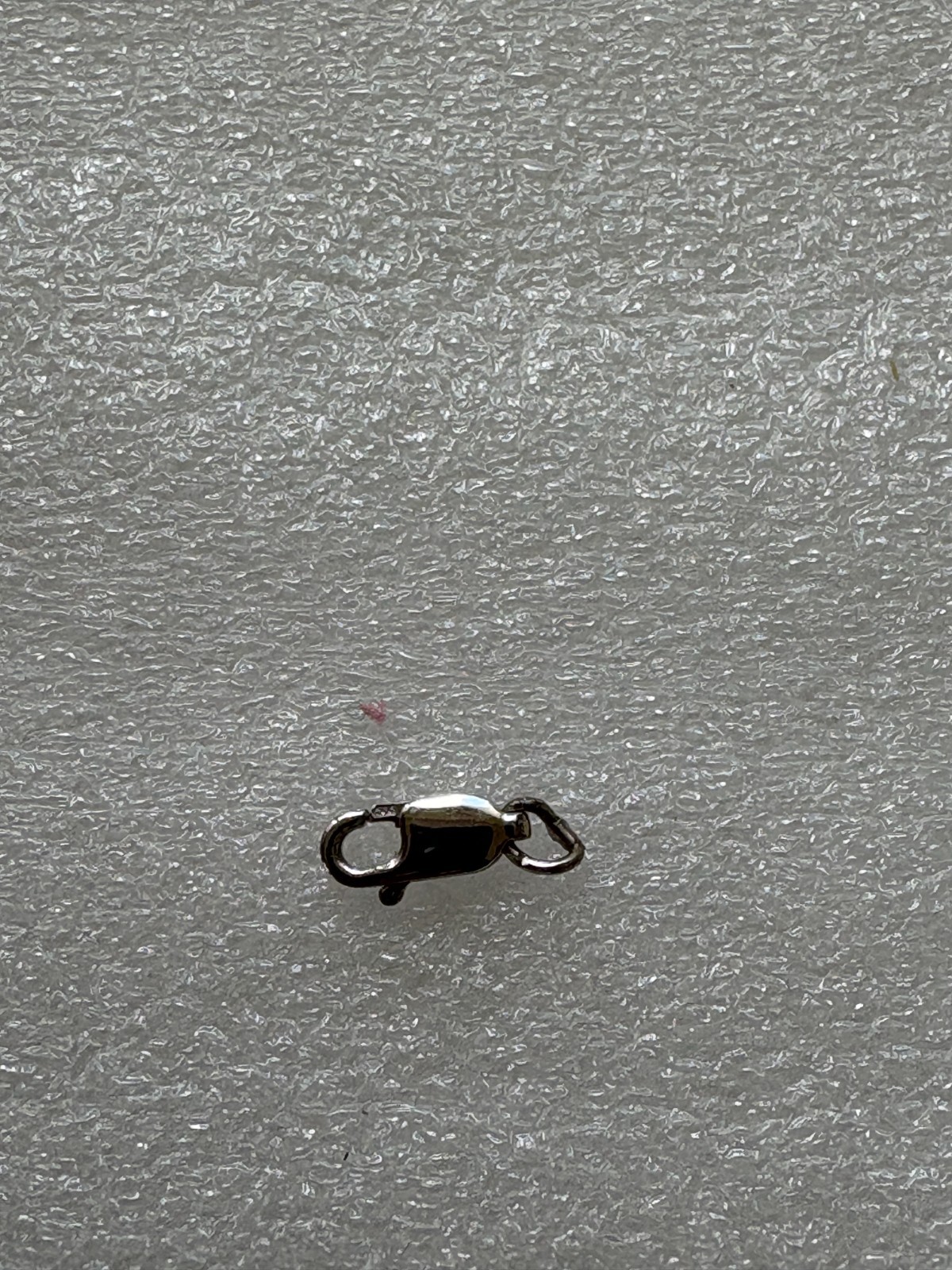 New 14K White Gold Lobster Spring Clasp 4x10mm