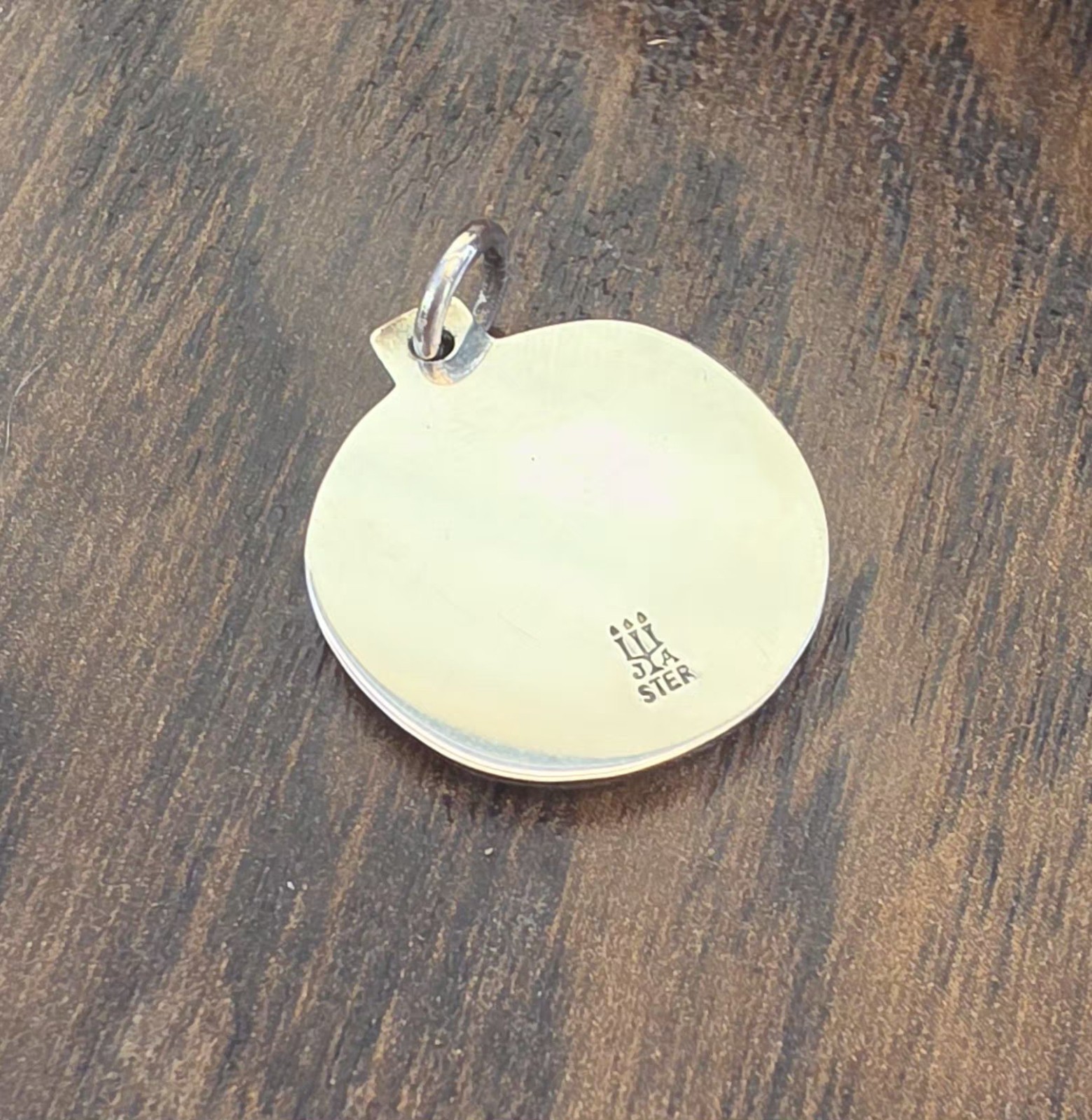 Retired James Avery St. Christopher Medallion Pendant Unisex 7.68 Grams