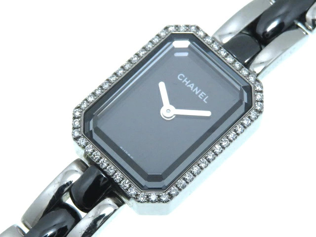 Chanel Première Diamond Bezel H2163 Ceramic / Stainless Steel 15mm #DW1531