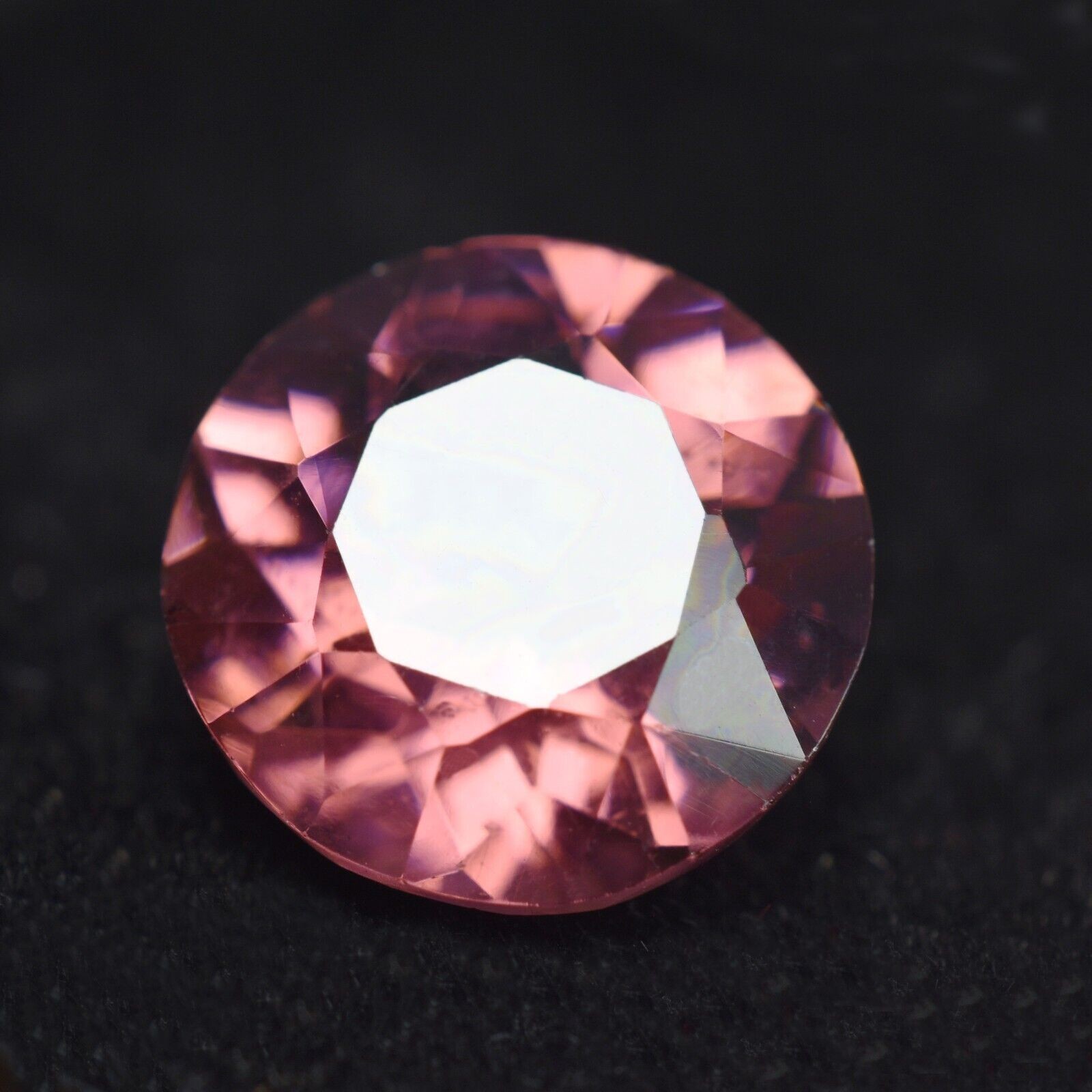 8.30 Ct Natural Padparadscha sapphire Round Shape CERTIFIED Loose Gemstone