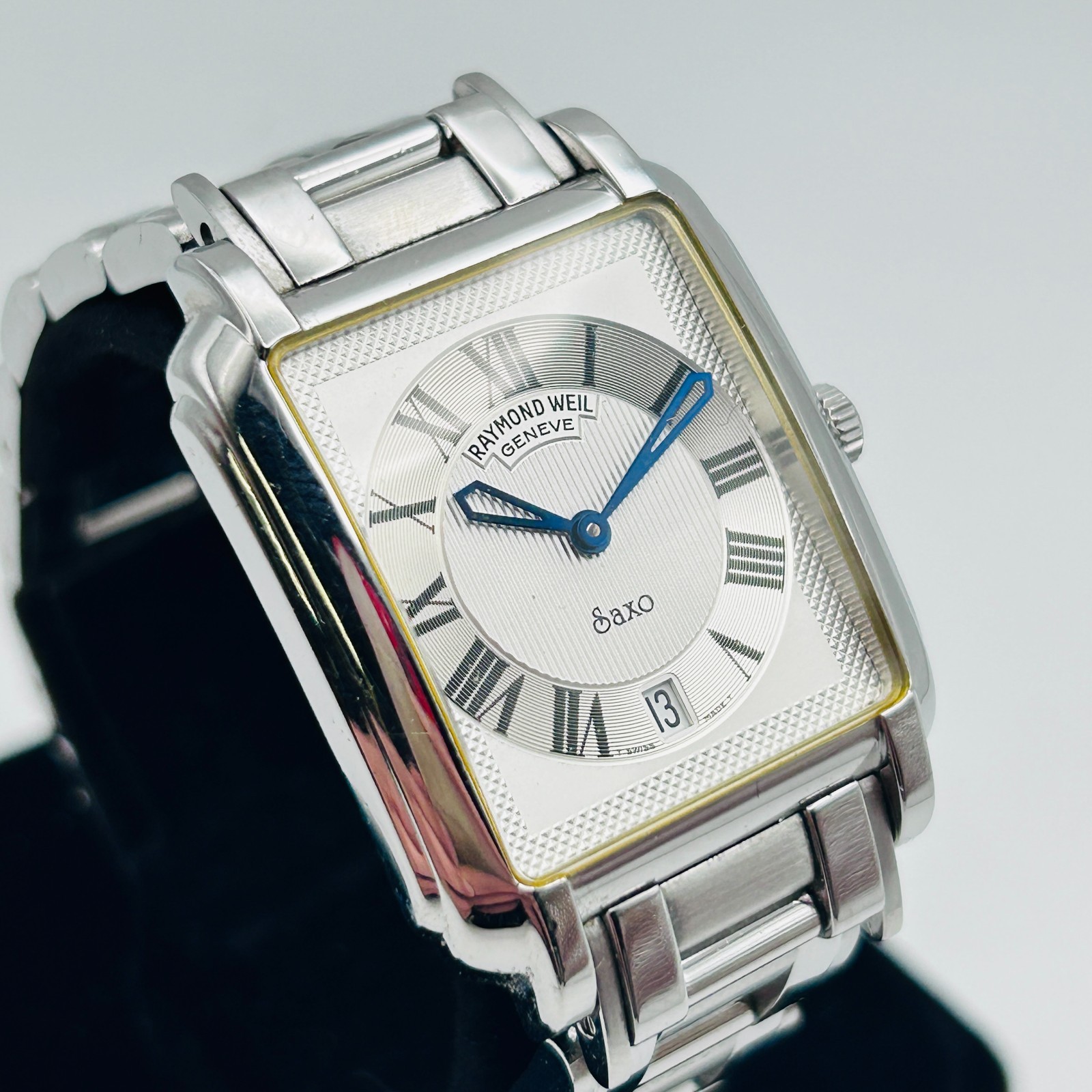 Raymond Weil Saxo Men’s Swiss 30mm Watch Silver Dial Roman Indices Model 9110