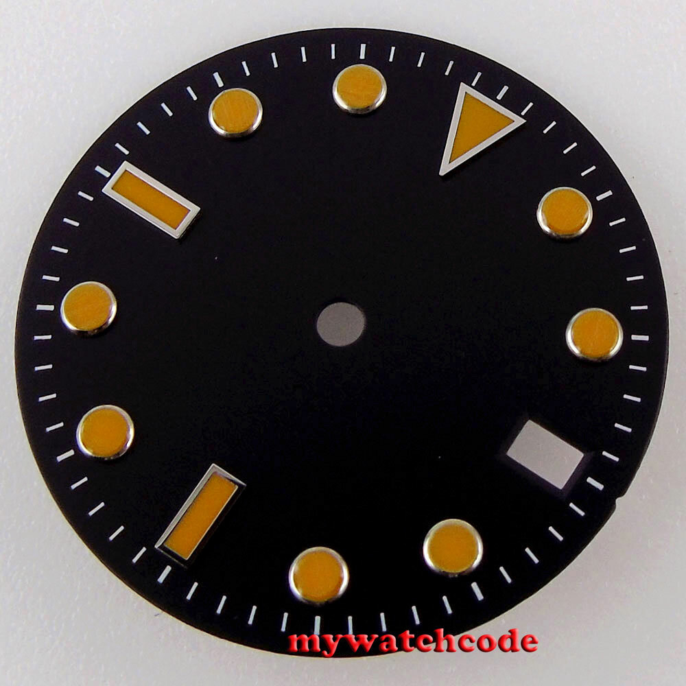 28.5mm black white Watch Dial for eta 2824 2836 8215 8205 NH35 ST1612 Movement