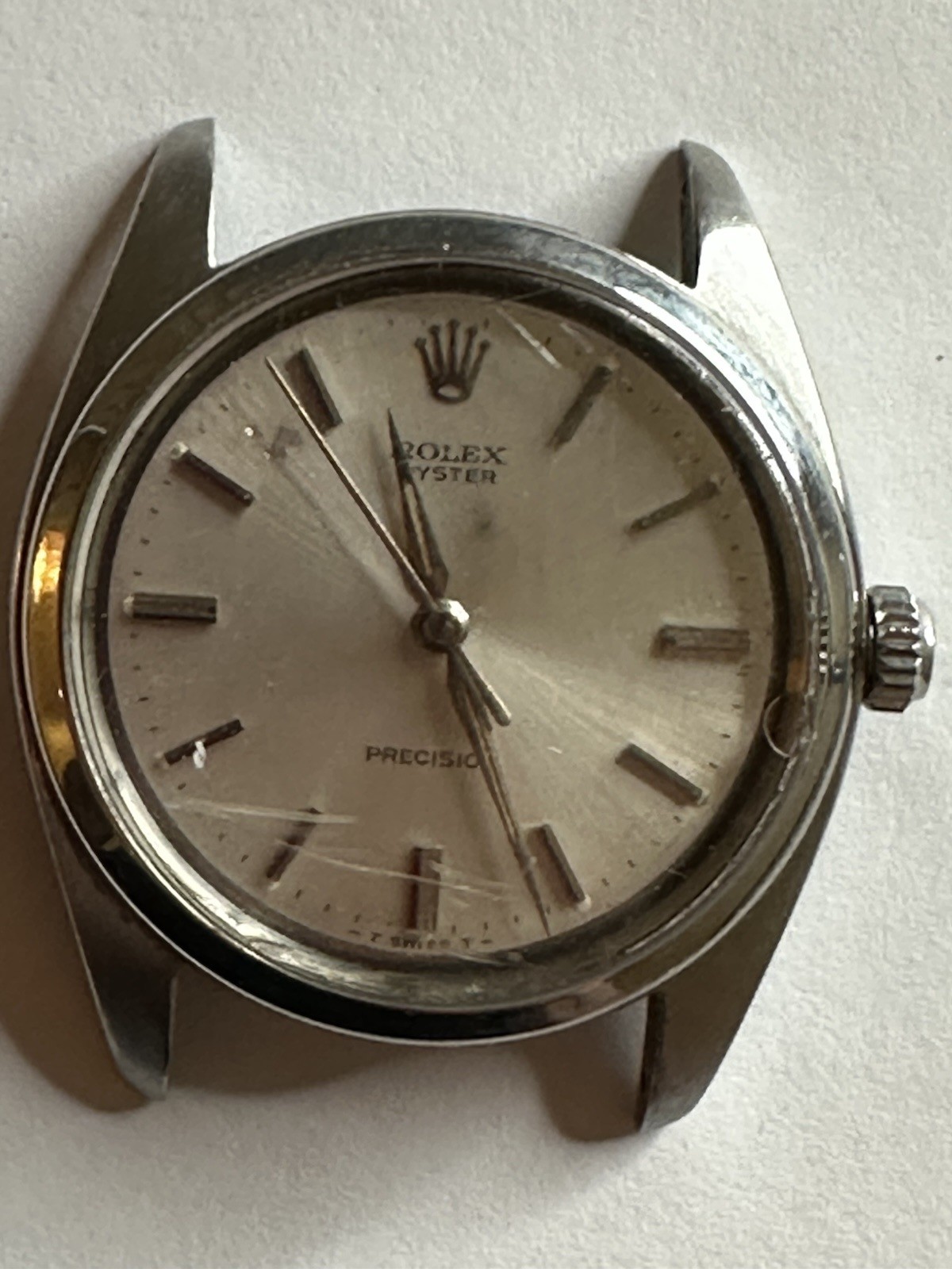 ROLEX OYSTER PRECISION REF 6424 STAINLESS STEEL ORIGINAL DIAL