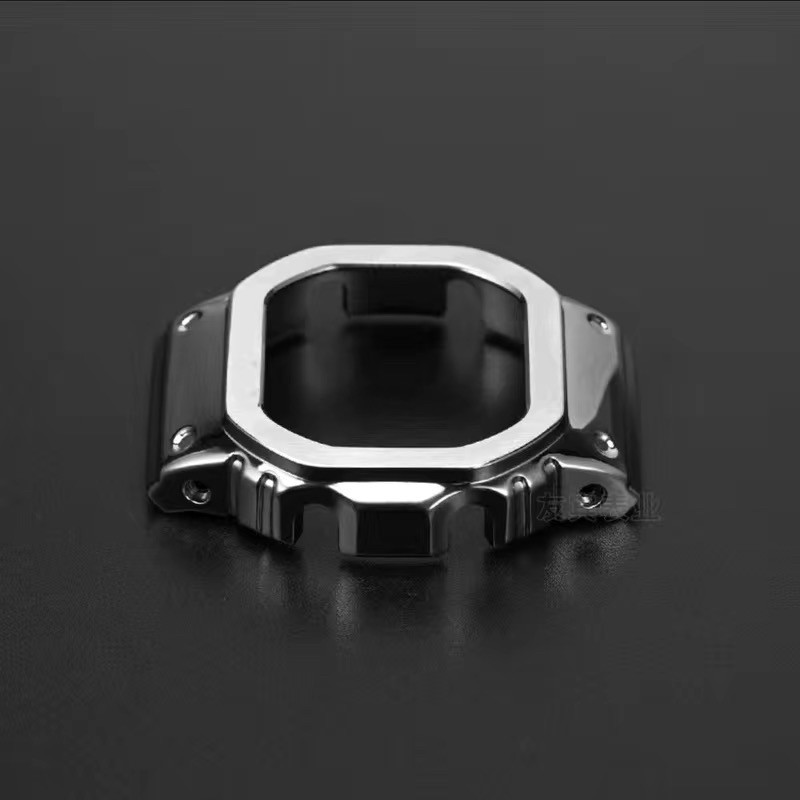 Stainless Steel Watch Case Band Mod Kit Replacement For Casio G-Shock DW5600