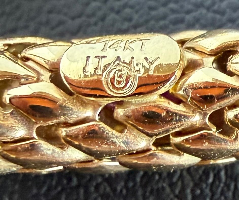 14K Snake Bypass Bangle Bracelet with Ruby Eyes – Made in Italy