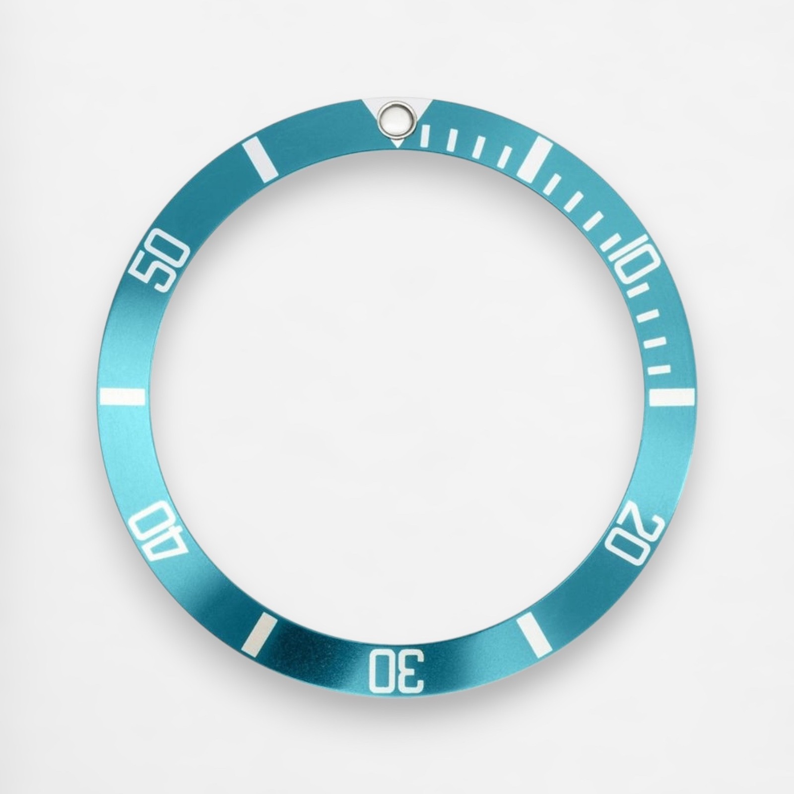 HORLOGEAR Faded Blue Bezel Insert for Rolex Submariner 16800 16610 FLAT 4