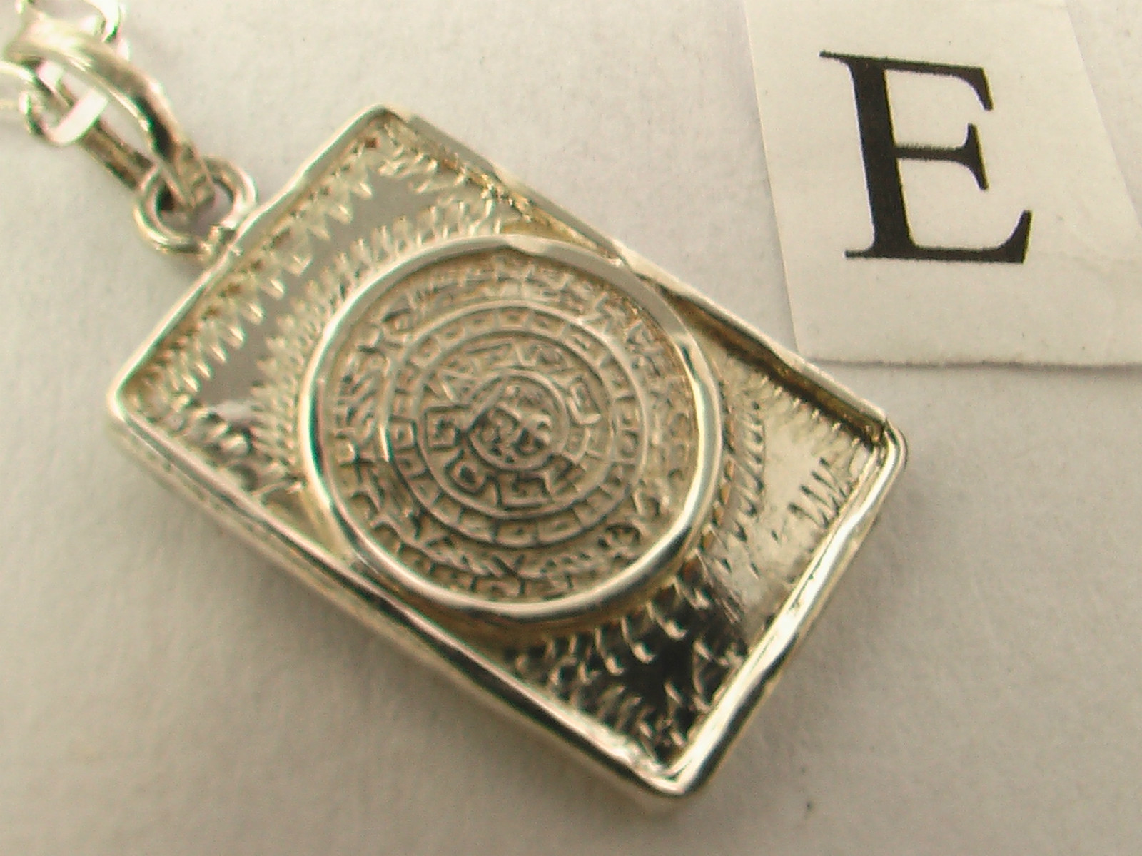 Taxco, Mexican 925 Sterling Silver Aztec Calendar (Sun Stone) Pendant Tops