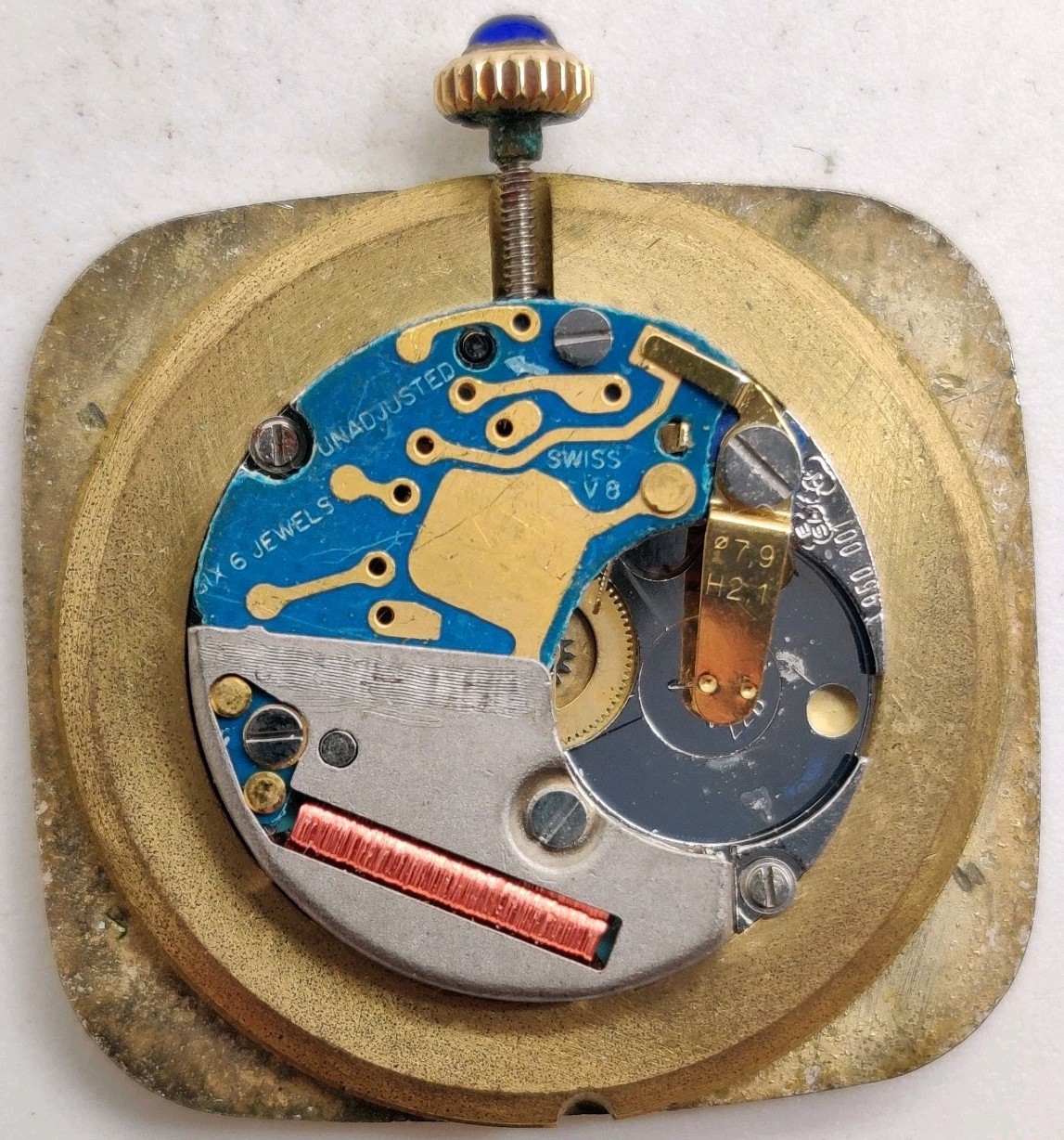 Baume & Mercier ETA Cal. 950.001 Swiss quartz watch movement For Repair