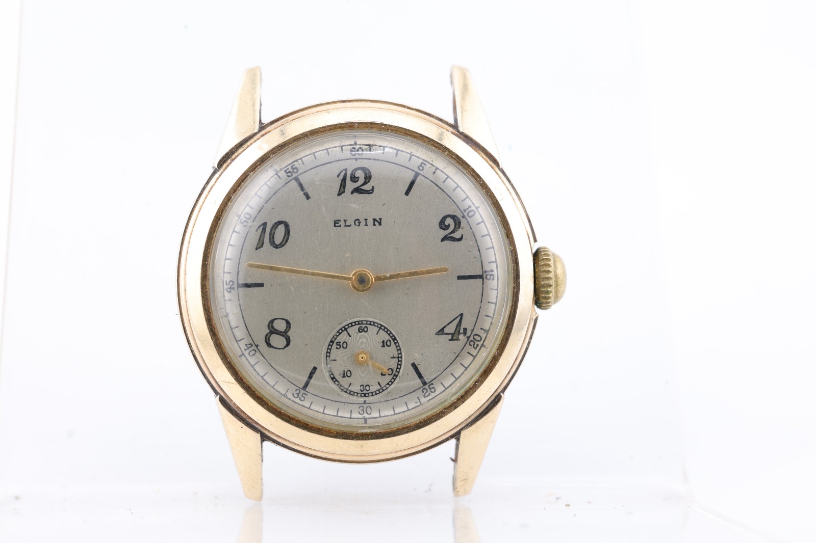 1942 WW2 ELGIN cal. 554, E599749, 30mm 15mm LUG, OFFICERS WATCH, FOR REPAIR (HQ)