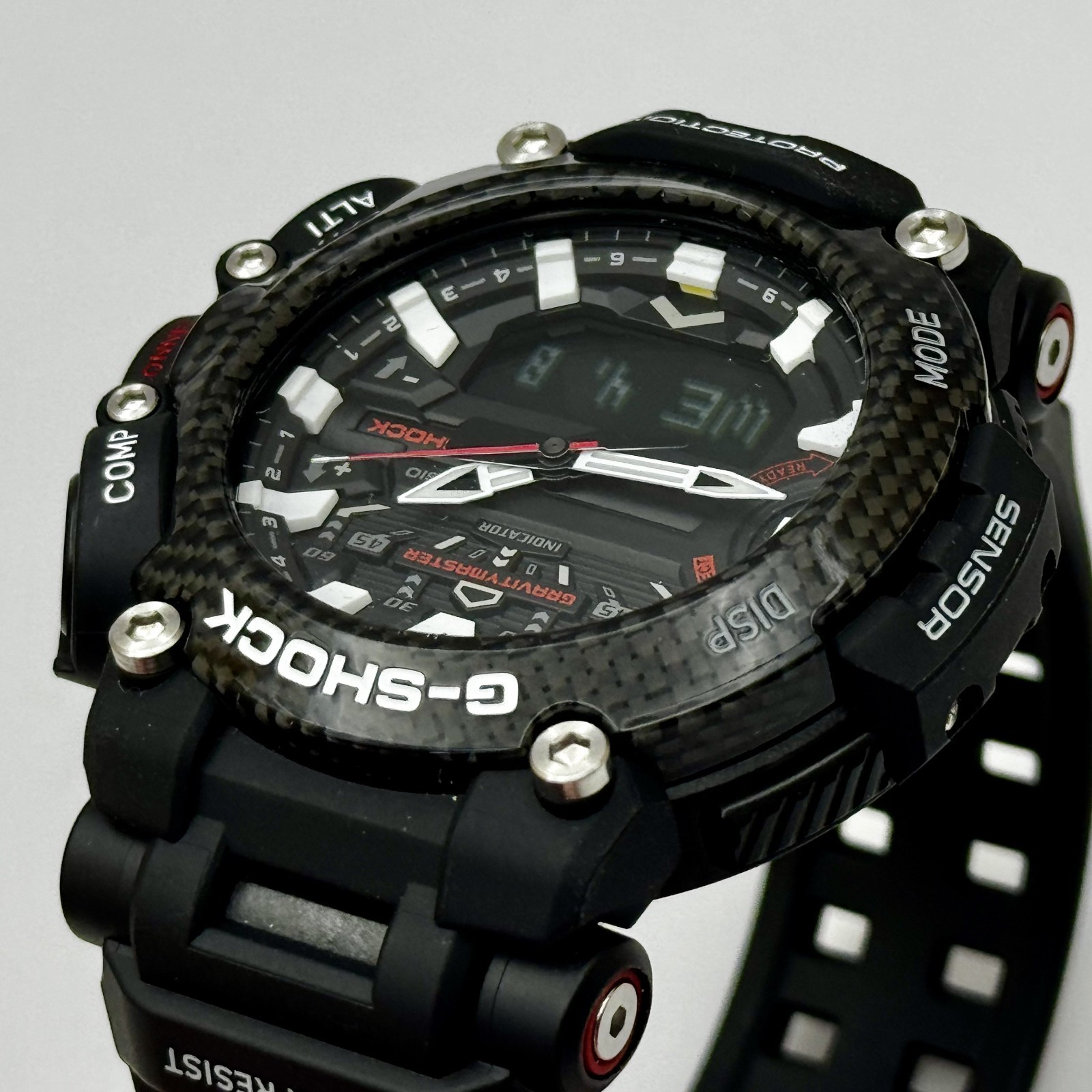 Mint CASIO G-SHOCK GRAVITYMASTER GR-B200-1AJF Bluetooth Carbon Quad Sensor watch