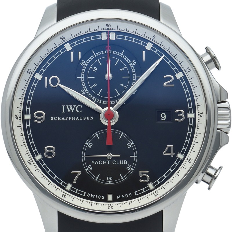 IWC Portugieser Yacht Club Chronograph IW390210 Stainless Steel / Rubber men…