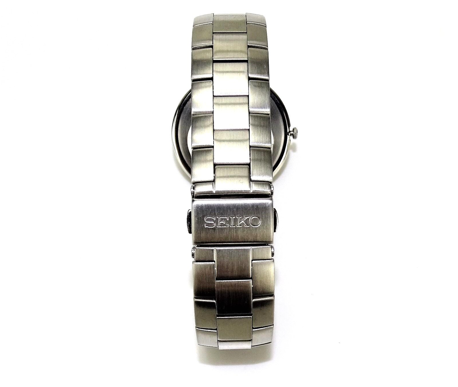 Seiko Men’s Watch Wristwatch Stainless Steel Date Analog NEW