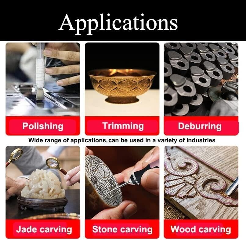 Cordless Electric Engraving Pen, Micro Polishing Pen, 33 Drill Bits
