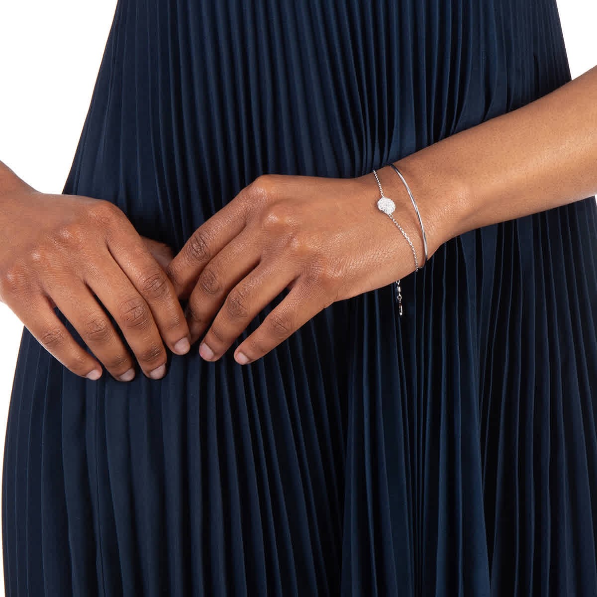Swarovski Sublima White Crystal Bangle