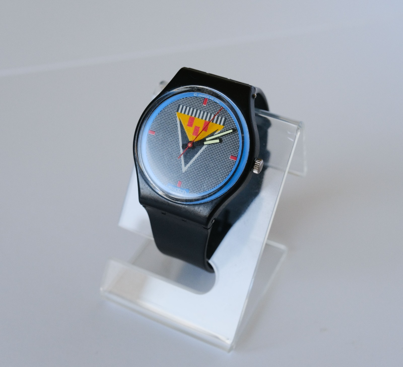 SWATCH Lancelot GB110 Gent Vintage 1986 “Coat of Arms” Working Good Condition