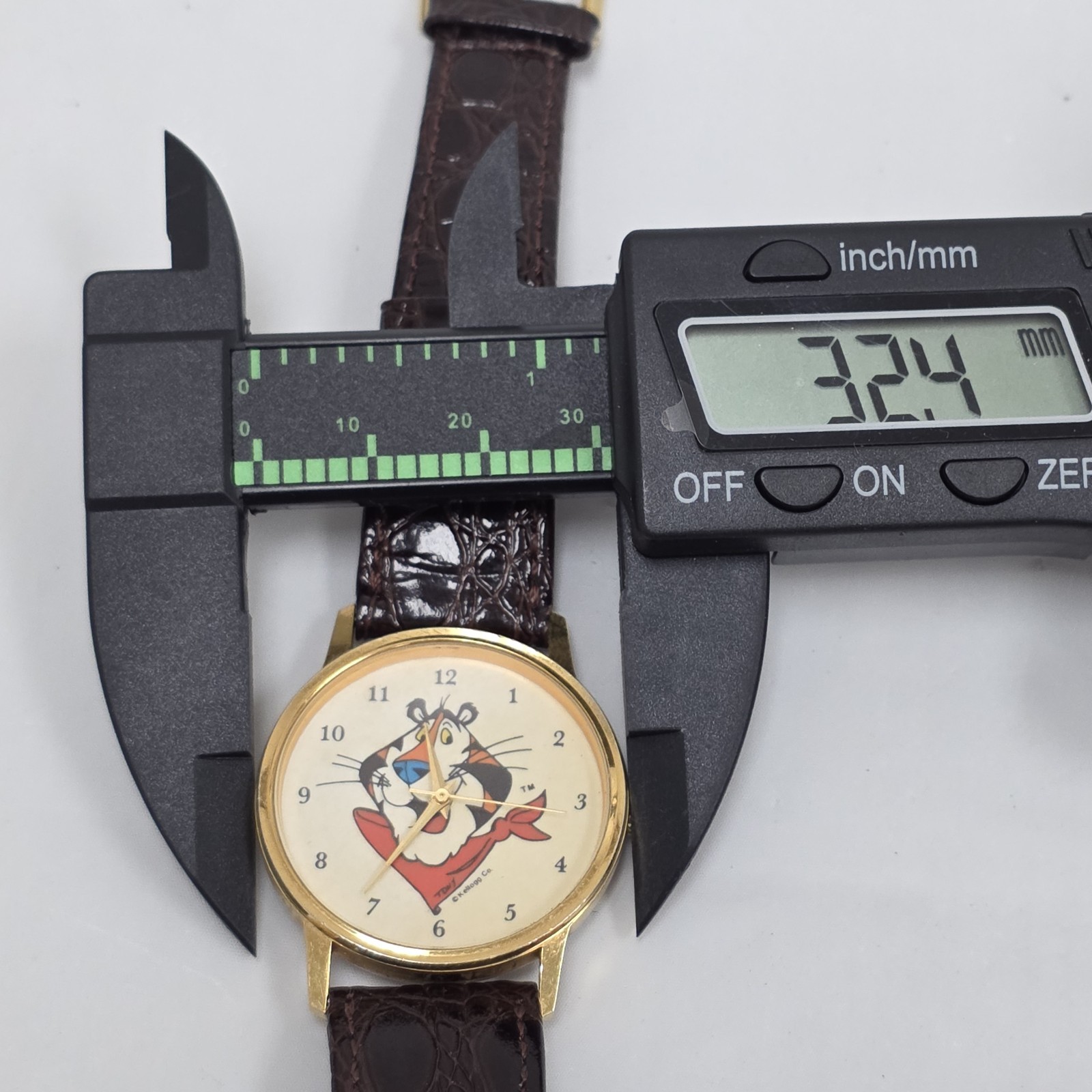 Vintage Kellogg’s Tony the Tiger Gold Tone Quartz Watch By Image Watches