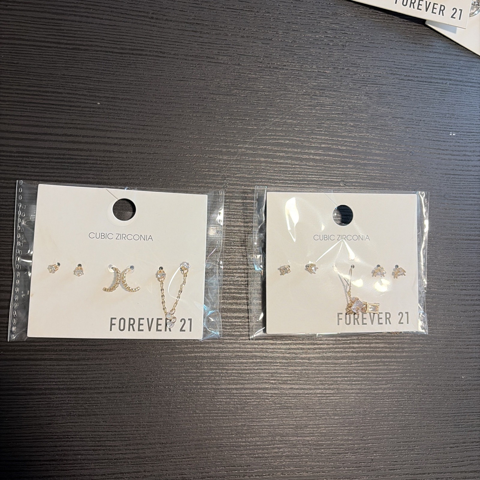 Forever 21 Jewelry. Chain. Ring. Earrings All New 7 Pieces