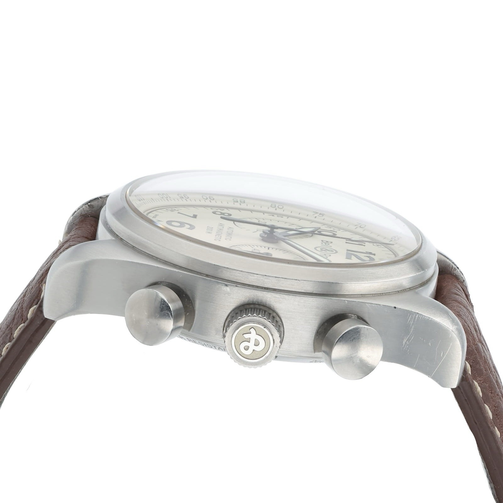 Bell & Ross Chrono Stainless Steel Beige Dial 42mm Automatic Men’s Watch 126XL