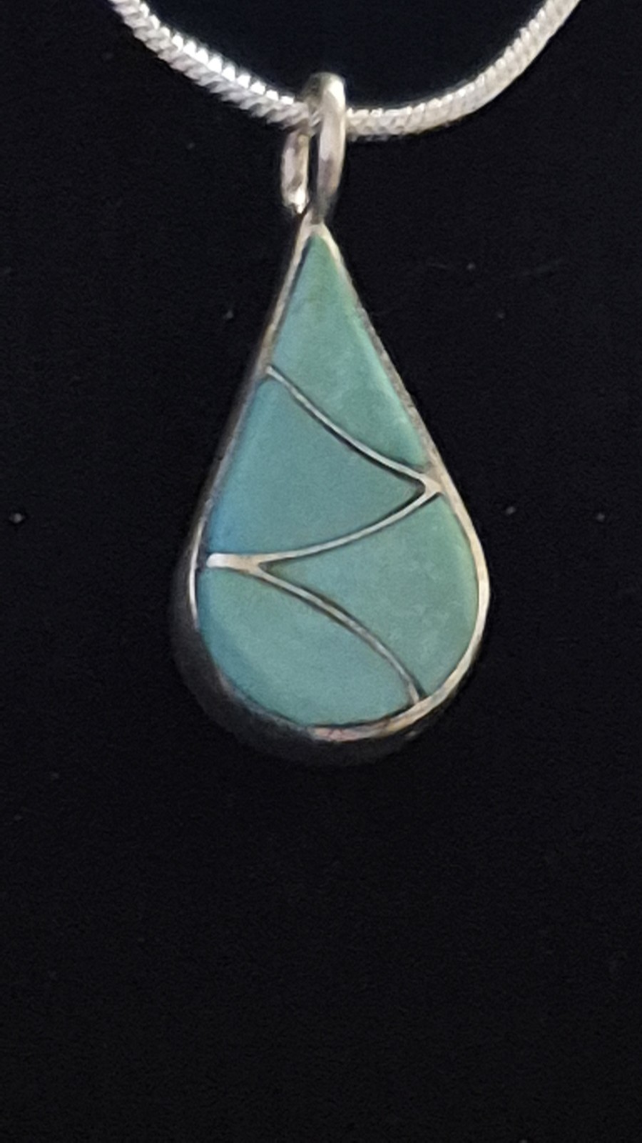Double Sided Turquoise Mother of Pearl/Spiny Oyster Signed Five Circles Hallmark
