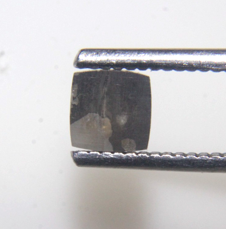 0.92Cts Square Shape Gray Color Rose Cut Natural Diamond 5.43×5.33×3.05 MM