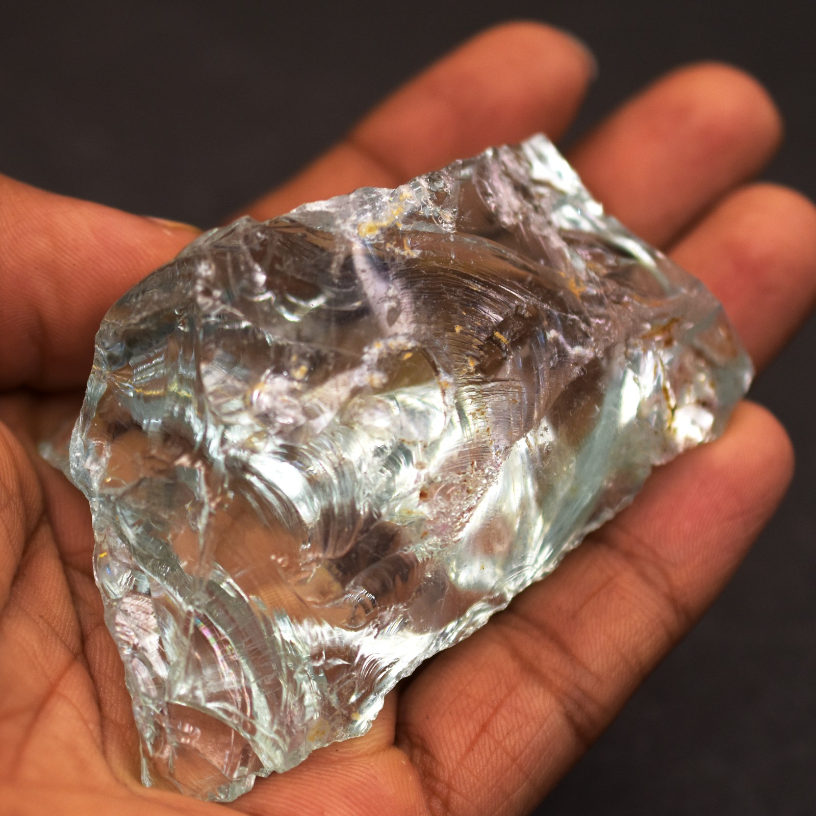 Natural 548.20 Ct Aquamarine Uncut Raw Rough Rare Loose Gemstone Certified