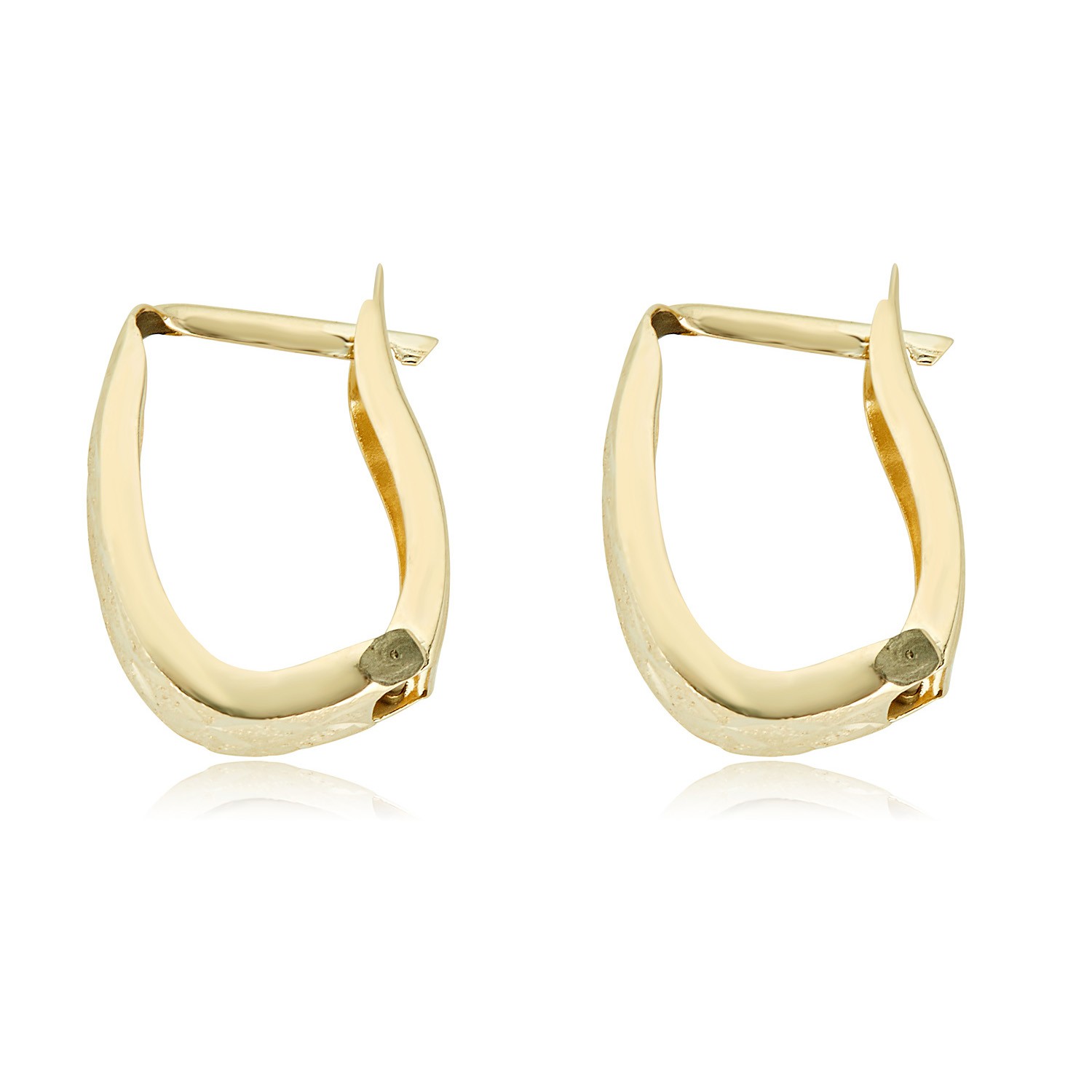 AVORA 10K Yellow Gold 5mm Hoop Earrings