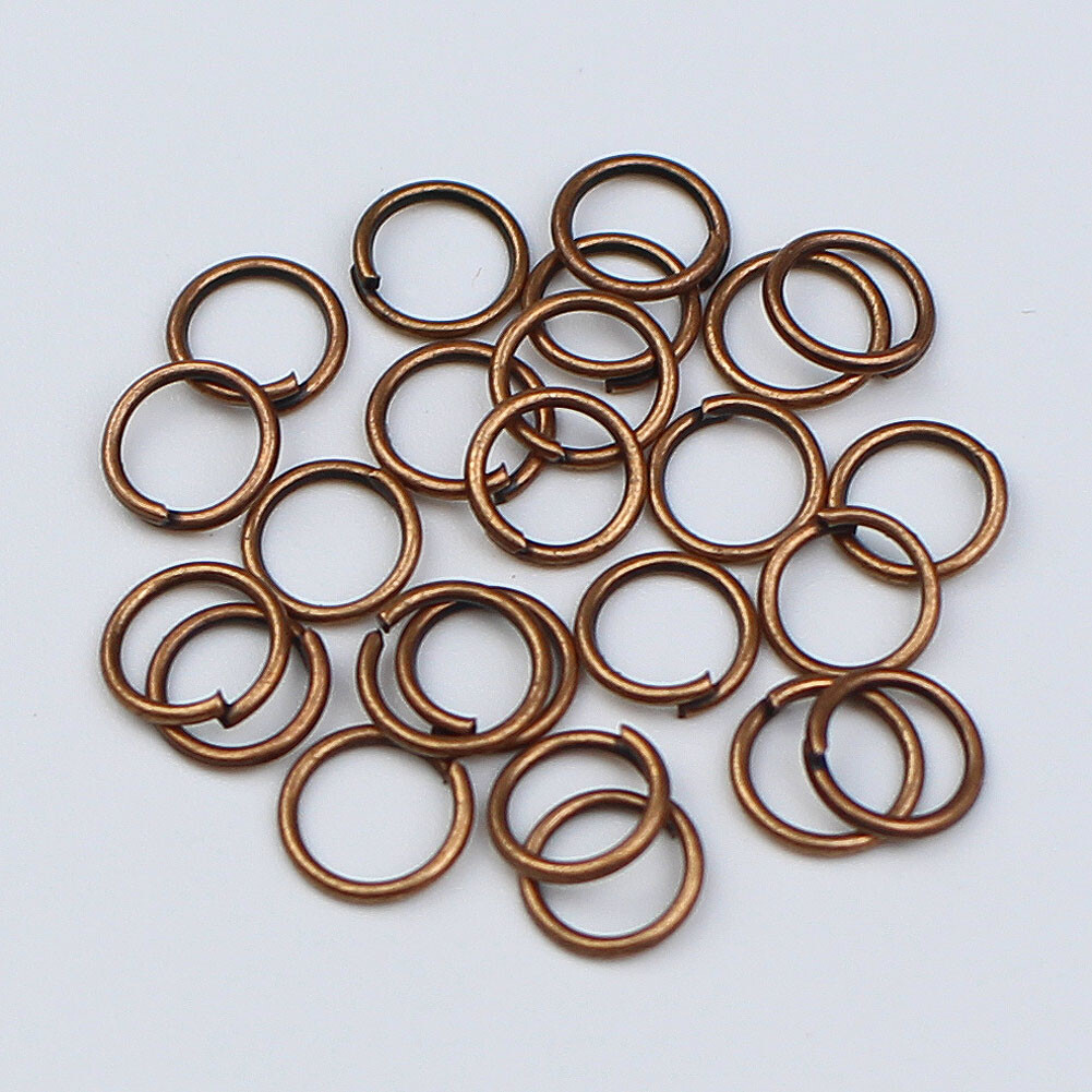 200pcs/lot 4 5 6 8 10 12 Jump Rings Connectors for Diy Jewelry Making Findings