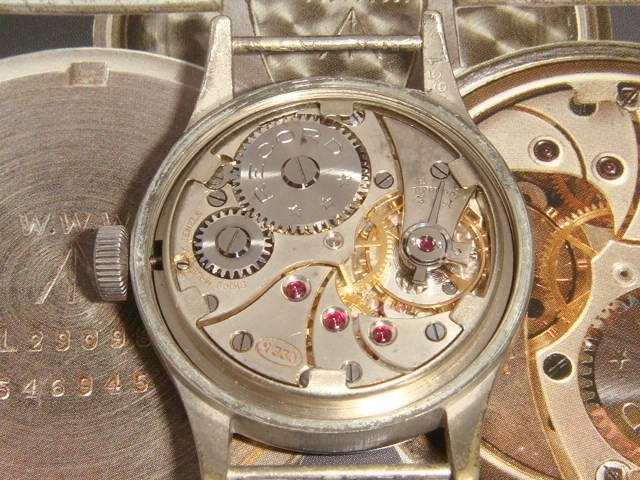 Record Dirty Dozen Military issue WWW WW2 vintage watch sterile dial full srvice