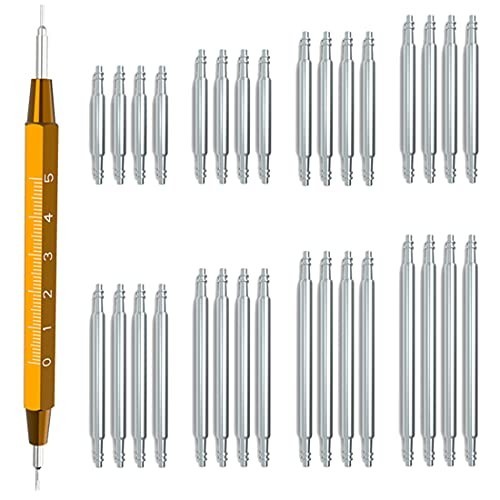 Watch Band Spring Bar Tool 32pcs Stainless Steel Pins Watch Repair Kit with