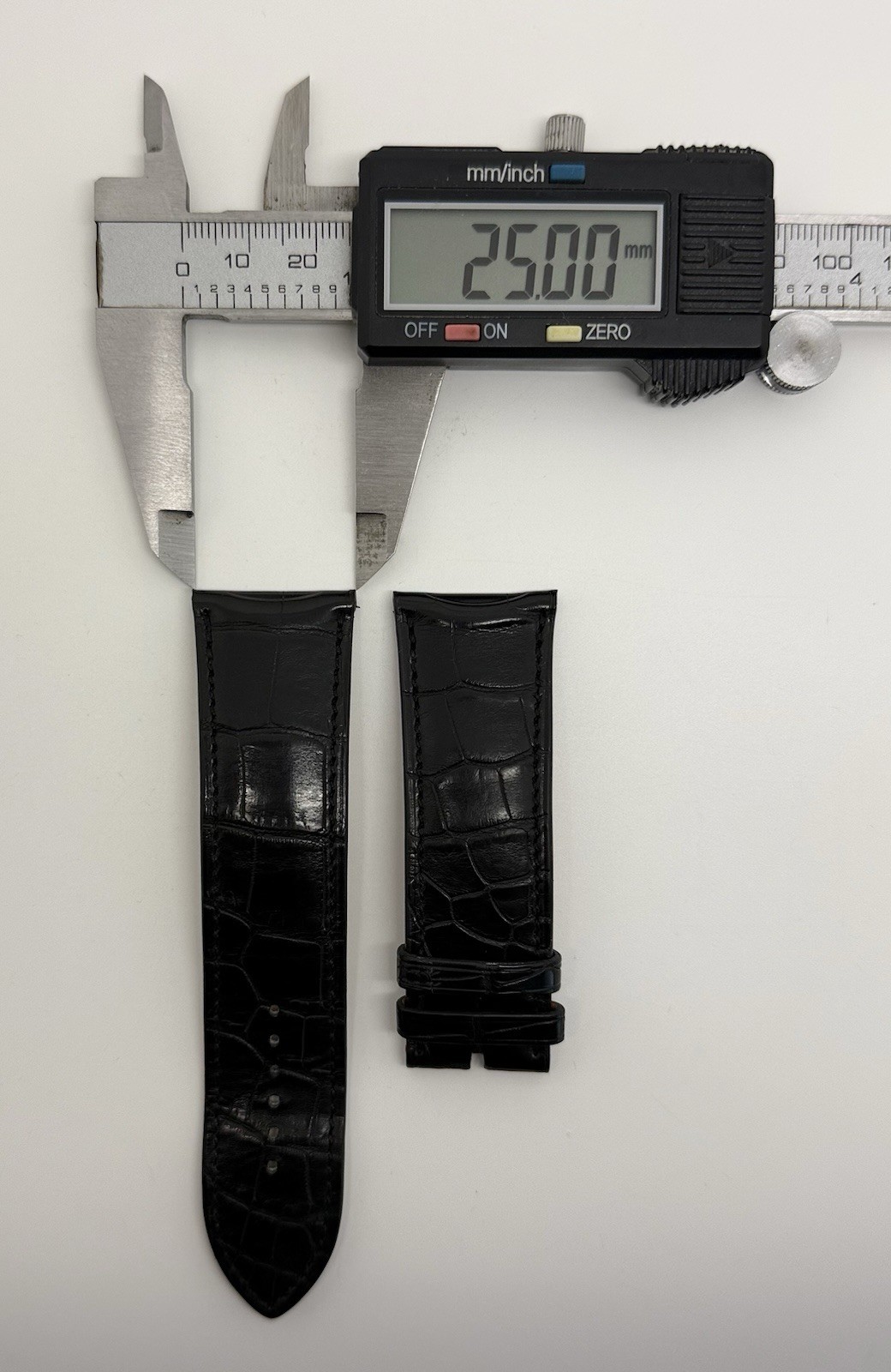 Parmigiani Fleurier 25mm x 22mm Black Alligator Watch Strap Band Authentic OEM