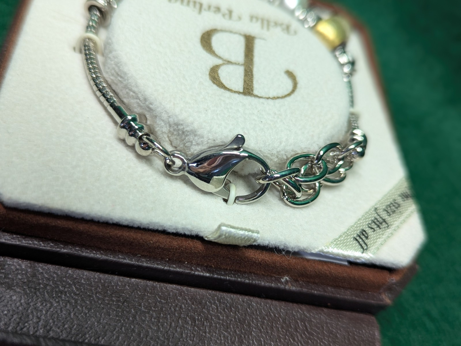 Bracelet. Bella Perlina Charm Bracelet. Never Removed From Box.