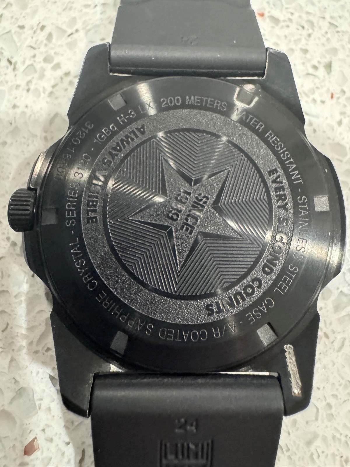 Luminox Pacific Diver Blackout Wristwatch (3121.BO) New with box and papers