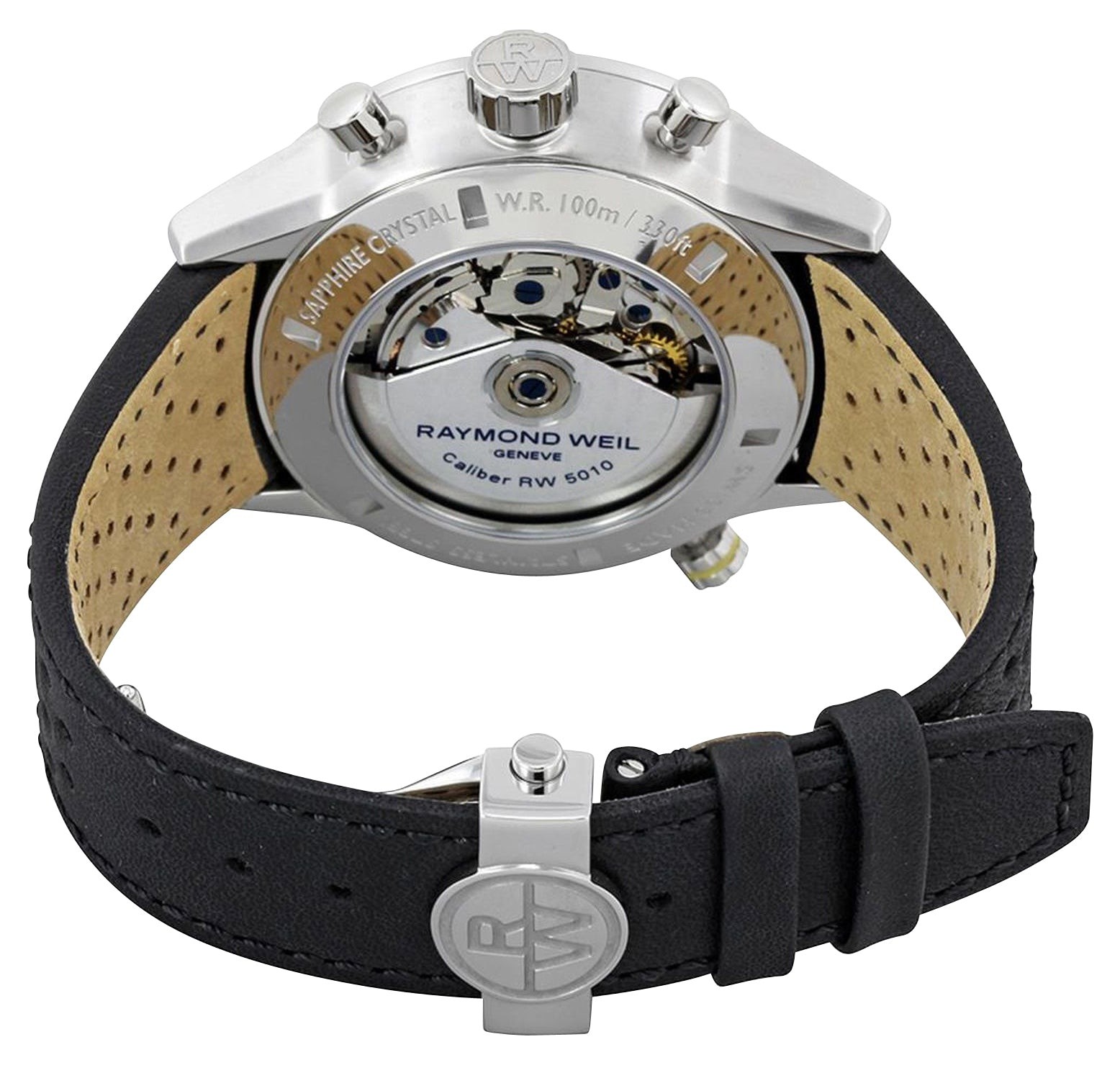 Raymond Weil Freelancer Automatic Chronograph Leather Mens Watch 7740-SC1-20021