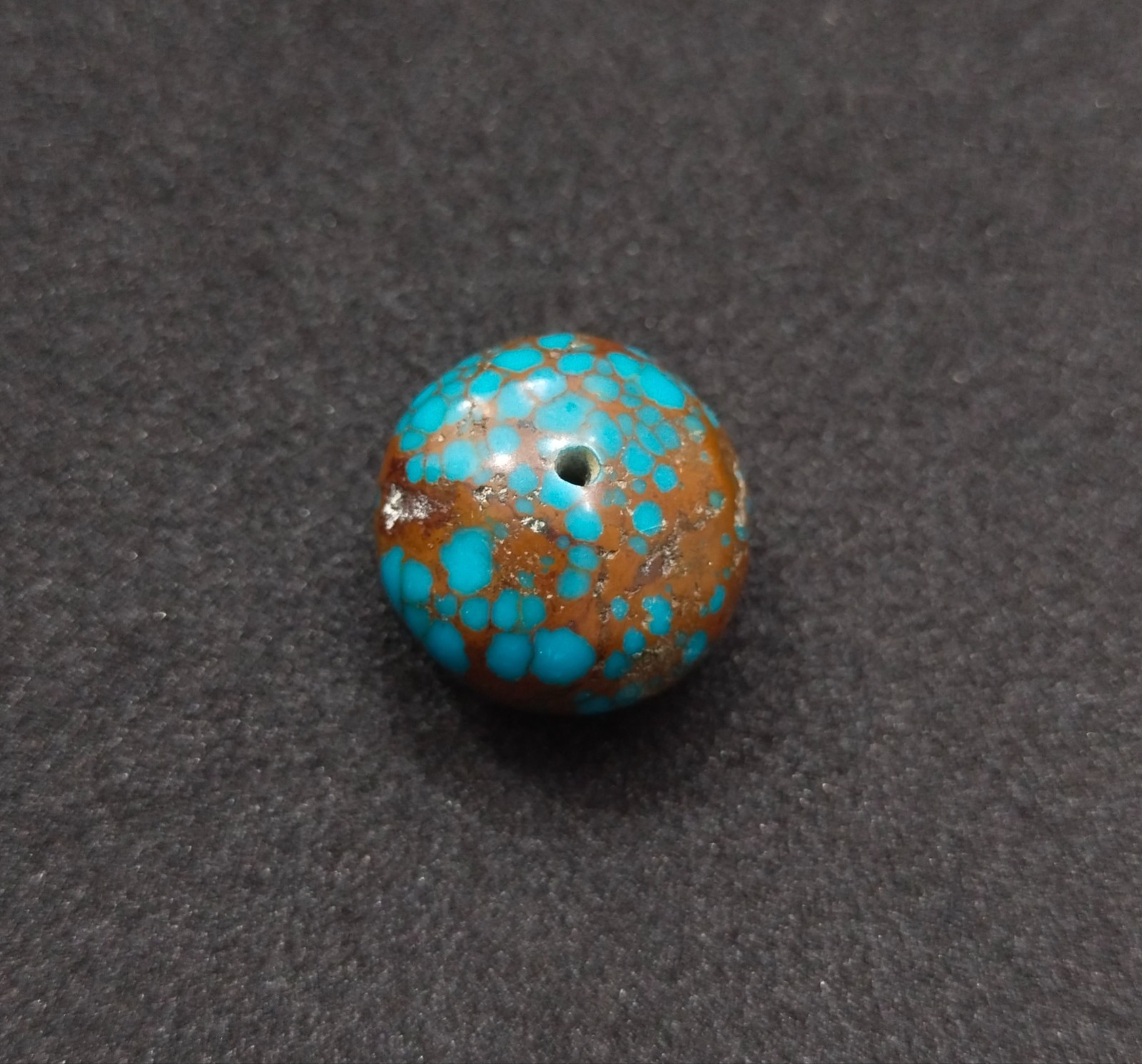 Tibetan Turquoise Round Tyre Beads, 18x13mm Loose Gemstone For Jewelry Making