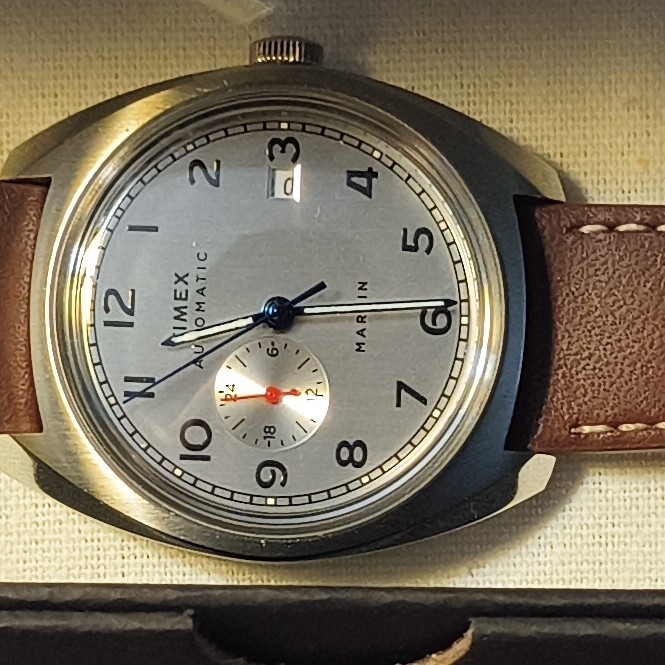 Timex Marlin Automatic Silver Dial Men’s Watch TW2V62000