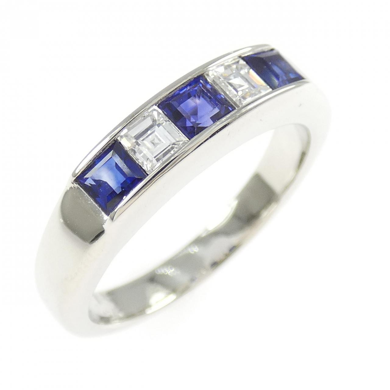 Authentic PT900 Sapphire Ring 0.74CT #270-004-324-6684