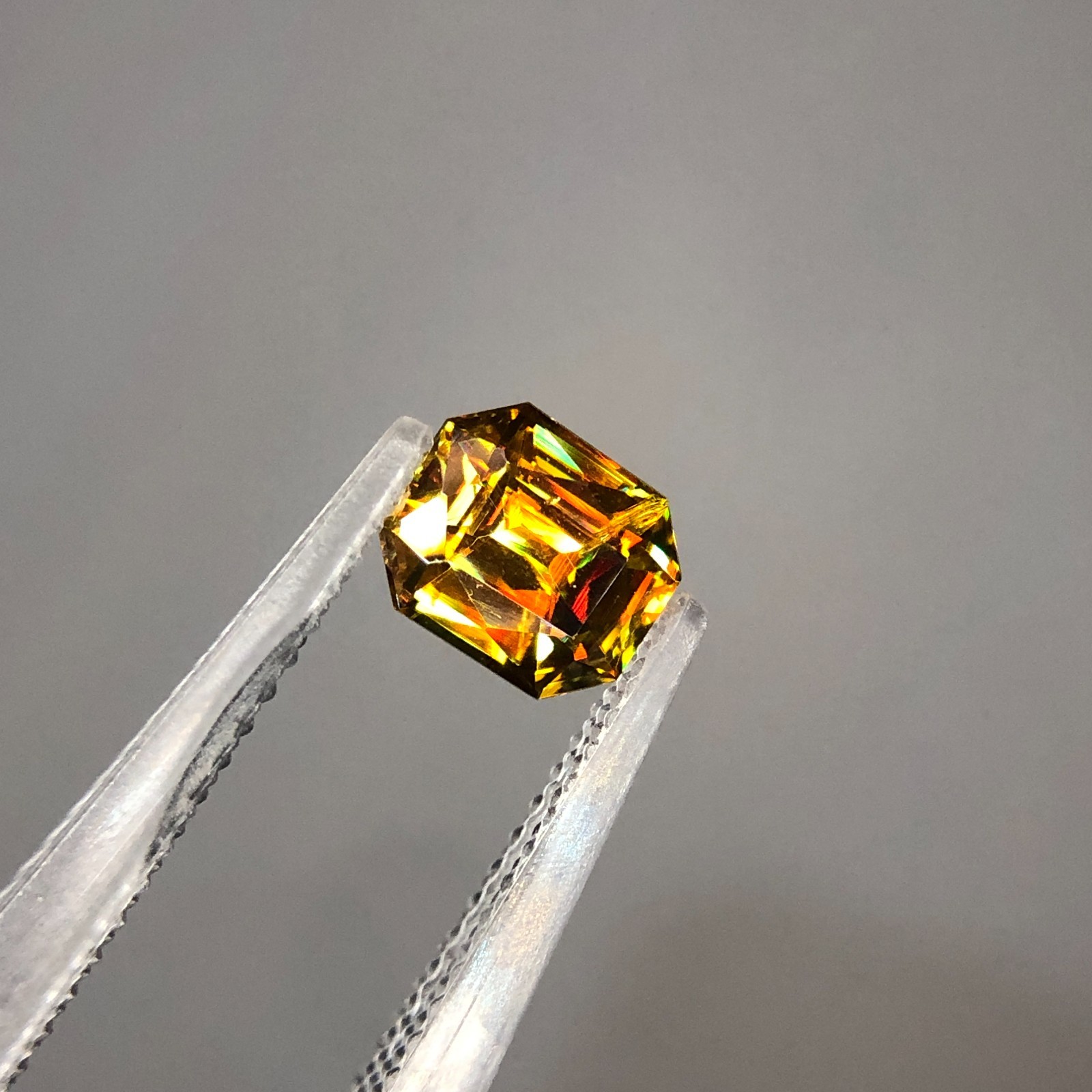 1.20 Carat Natural Full Fire Sphene Titanite | Step Cut | Gemstone For Jewelry