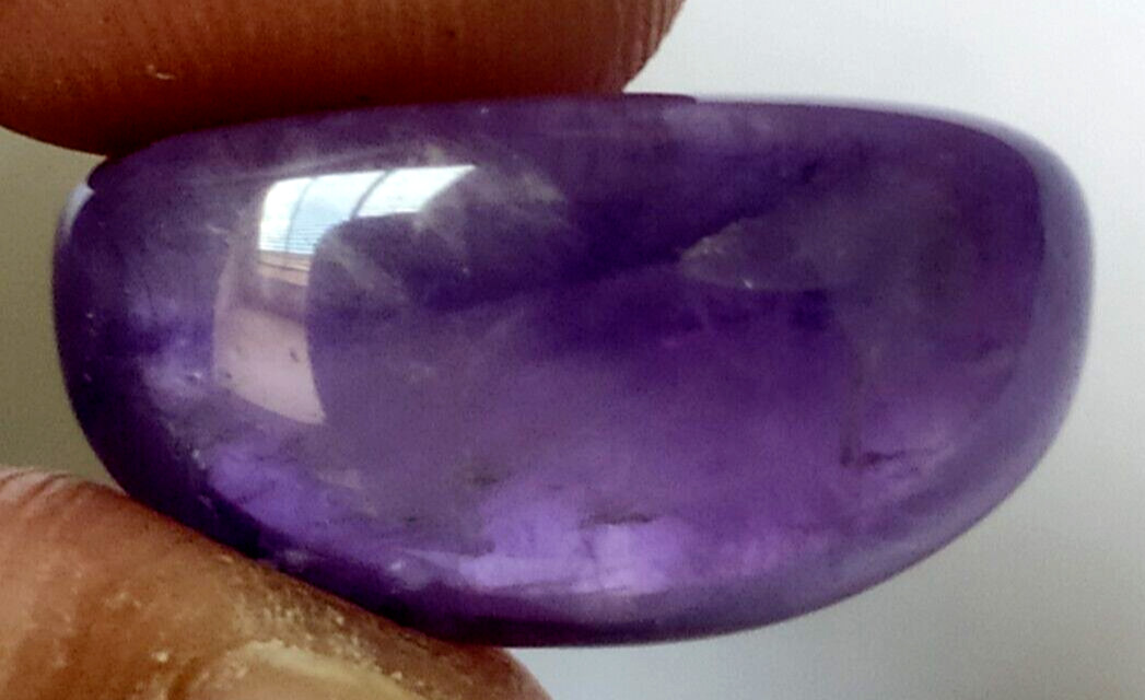 AAA+ Natural Purple Amethyst 20.15 Ct. Oval Cabochon Loose Gemstone Gift 4 Women