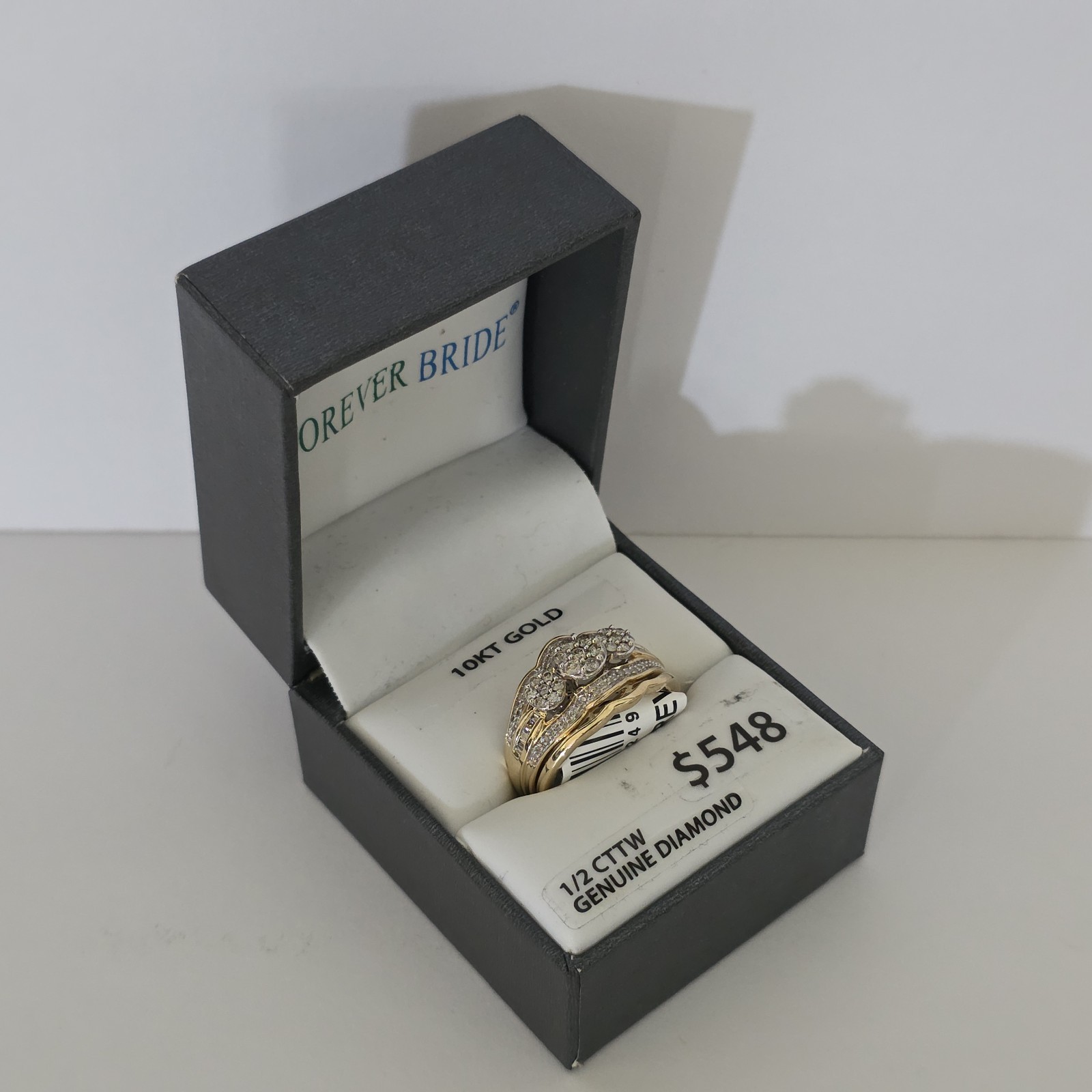 Forever Bride 10kt Gold Engagement Ring 1/2 CTTW Size 7