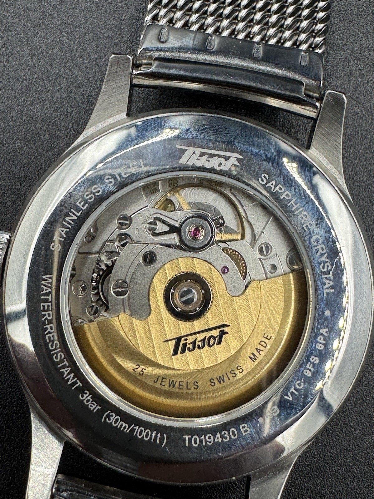 TISSOT HERITAGE VISODATE AUTOMATIC Blue Dial Swiss Made T019.430.11.041.00 W BOX