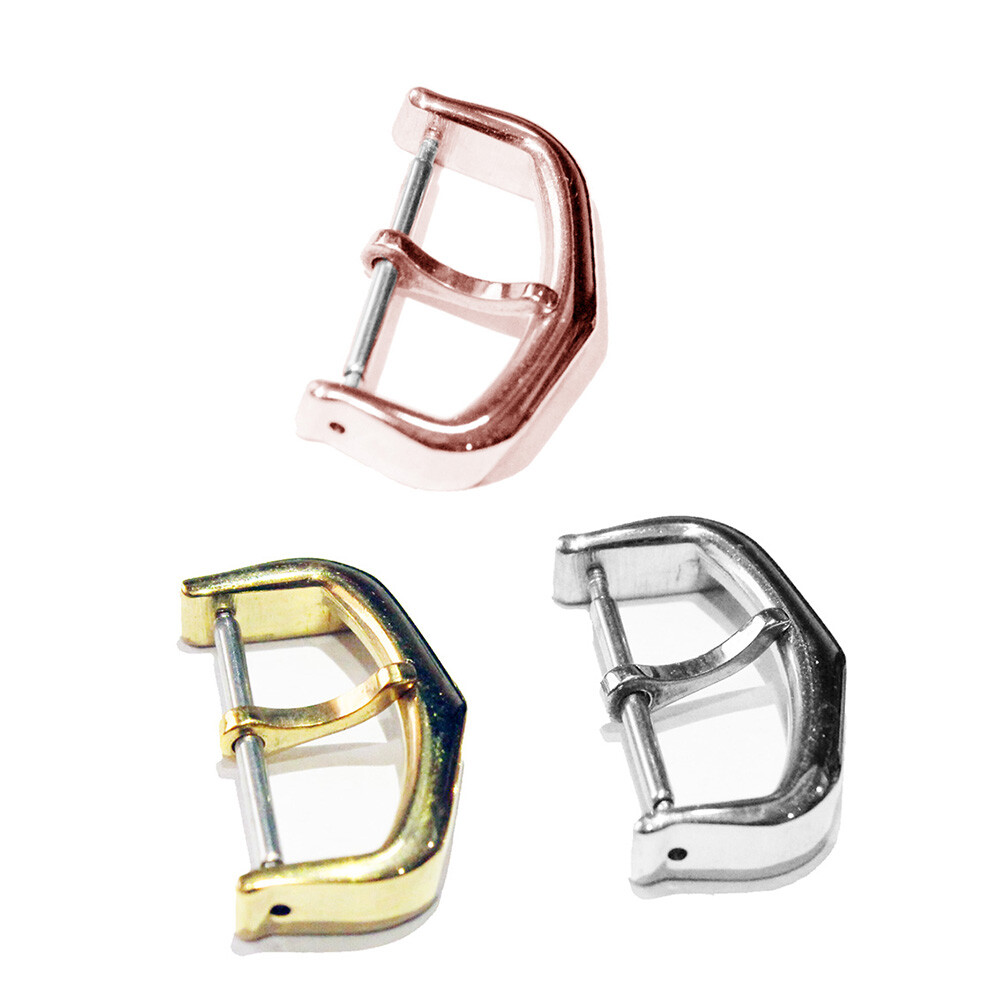 Stainless Steel Tongue Clasp Pin Buckle For Cart!er Leather Rubber Strap Band