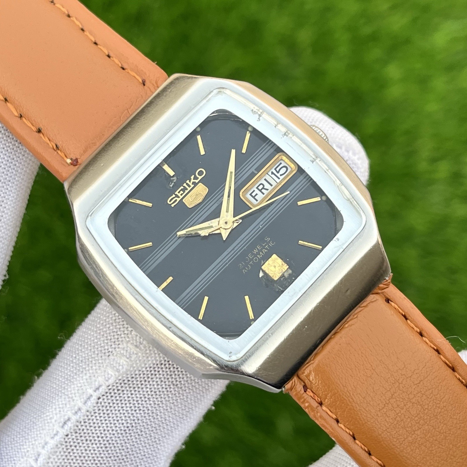 Vintage Seiko 5 Dress Formal Automatic Japan Made Men’s Watch Cal 6309
