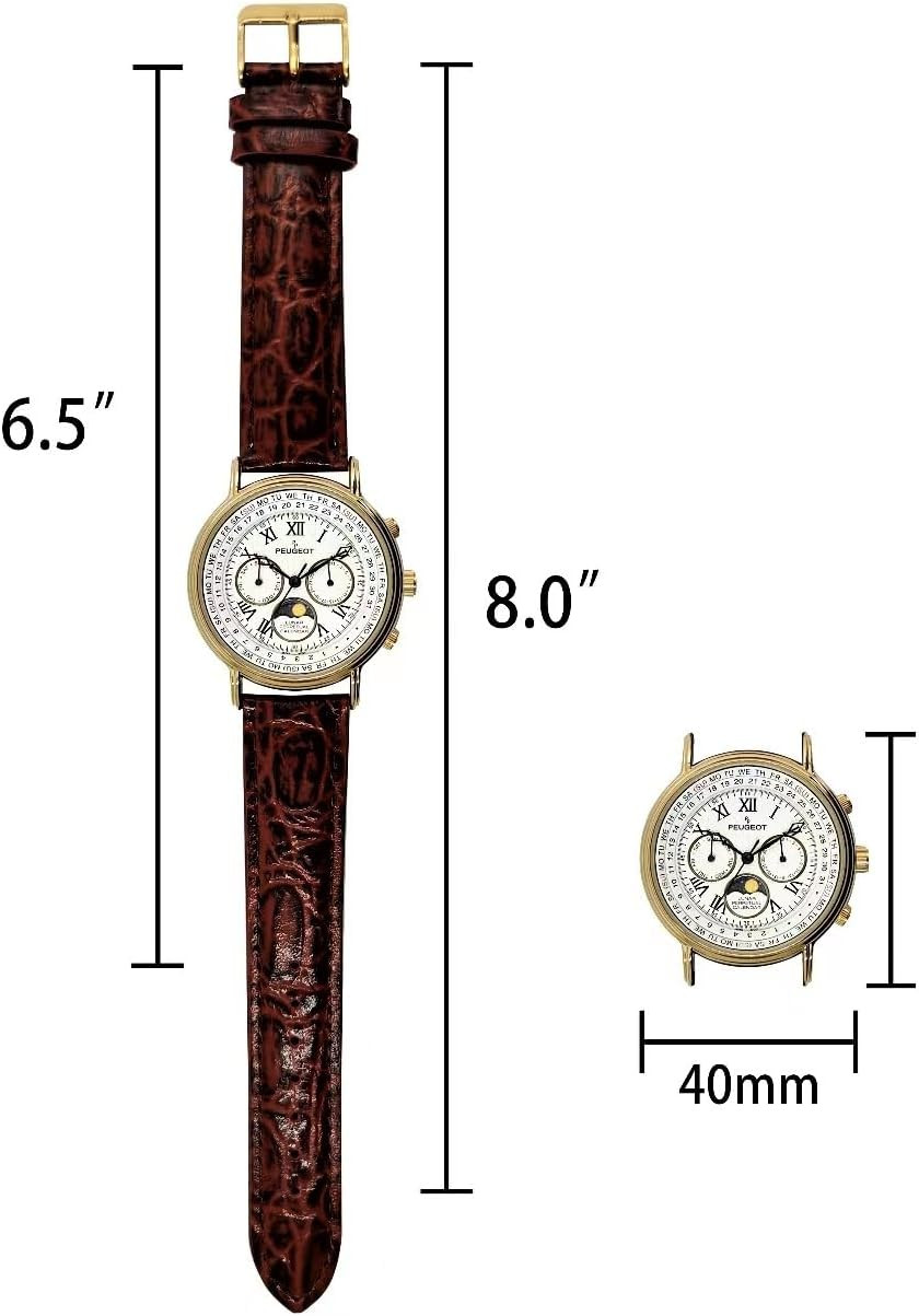 Vintage Multi-Function Watch with Perpetual Calendar & Moon Phase