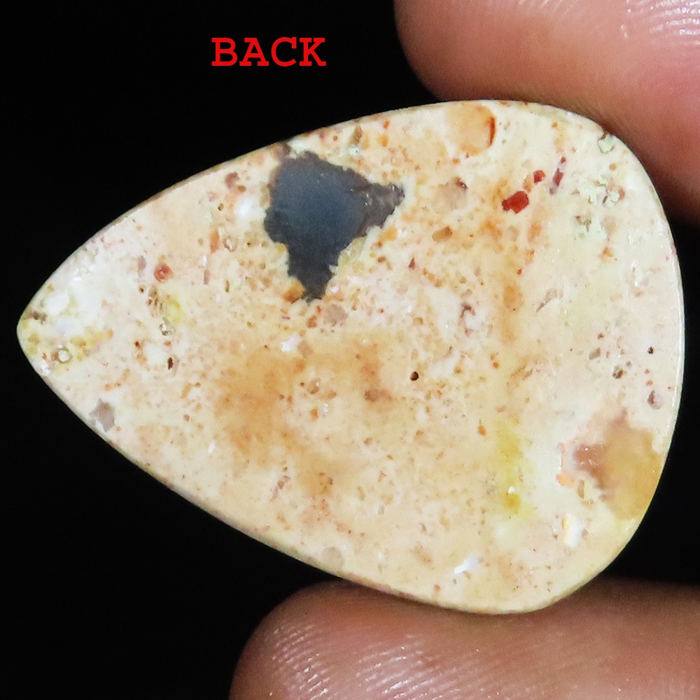 Natural Mexican Fire Opal Pear Shape Opal Gemstone for Sale 40.55 Ct 26x35x7 mm