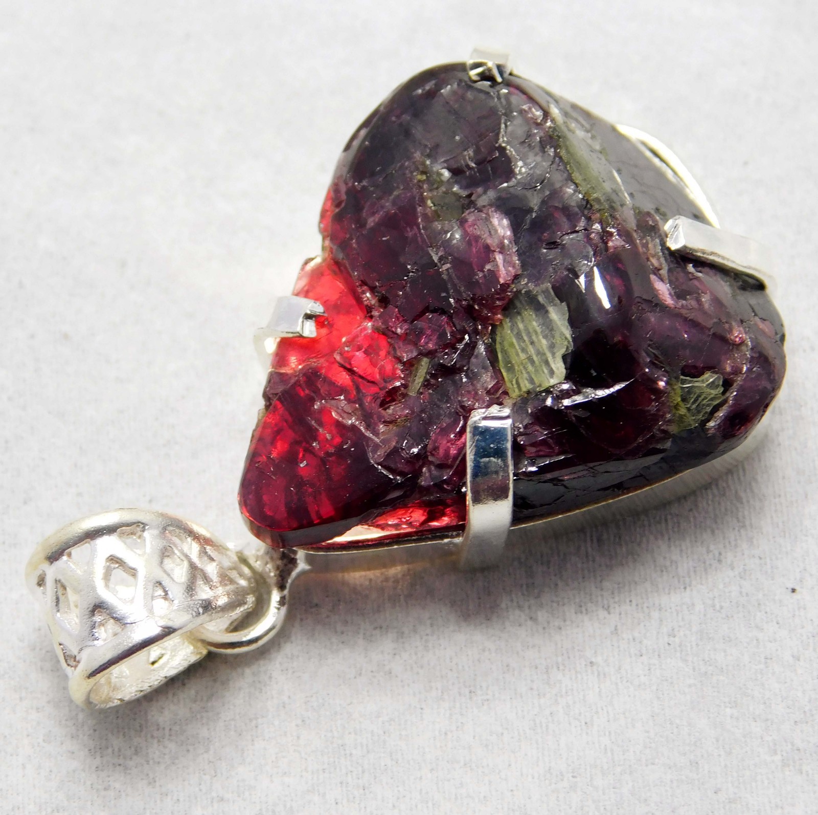 81.70 Ct Certified Natural PAINITE 925 Solid Silver Pendant Gemstone