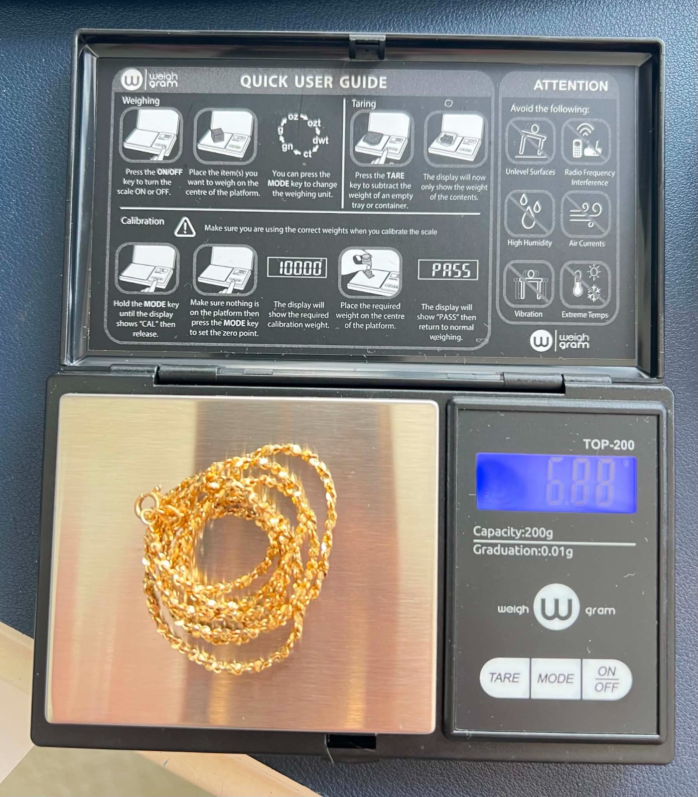 14K Yellow Gold 2mm Diamond Cut Sparkle Mirror Chain Necklace 24” 6.88g 2mm