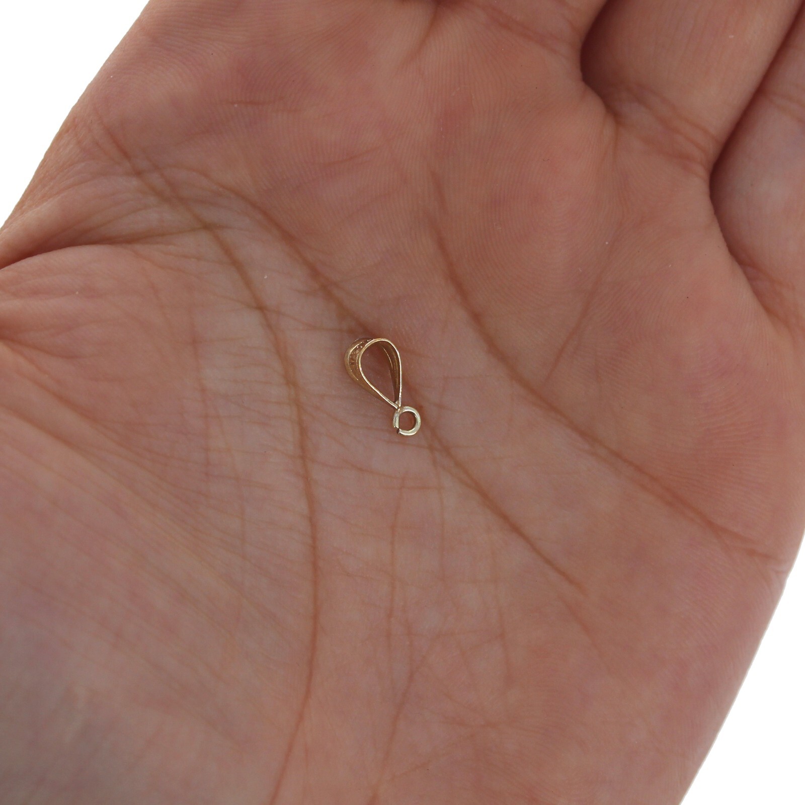 14kt GF Jewelry Bails, Gold Filled Bail Findings, 3mm x 9mm, Small Gold Bail,5pc