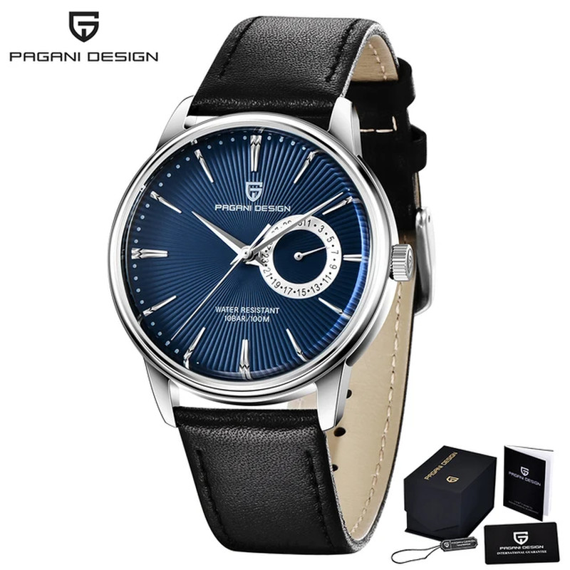 PAGANI DESIGN Men’s Quartz Watch Luxury Waterproof Military Sports Watch